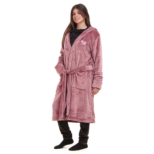 Snuggs Blanket Robe Dark Cashmere